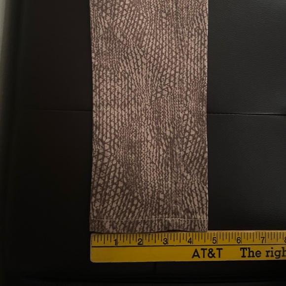 NWT| H&M Taupe Snakeskin Pattern Trousers - Picture 6 of 8